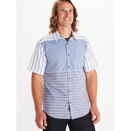 Marmot Syrocco Shirts For Mens Blue CAG309827